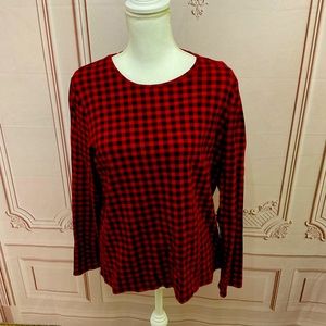 Buffalo Check Croft & Barrow Classic Tee